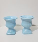 Vaso grego em cerâmica Azul claro