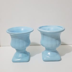 Vaso grego em cerâmica Azul claro