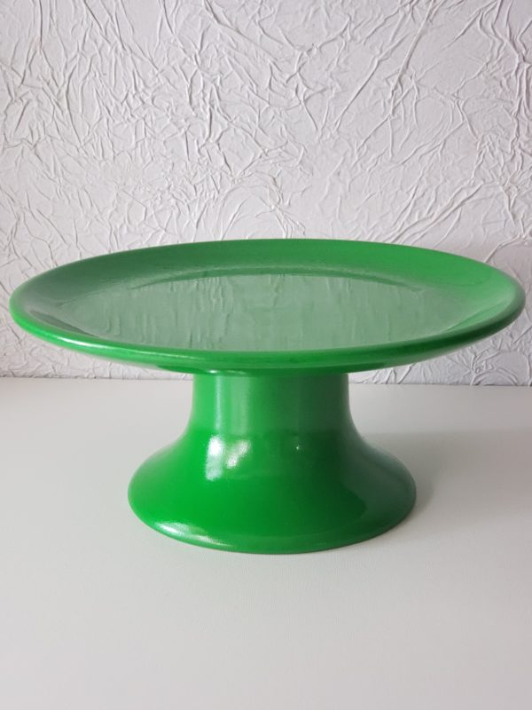 Boleira Porta Doces Cerâmica Verde Boleira Porta Doces Cerâmica Verde