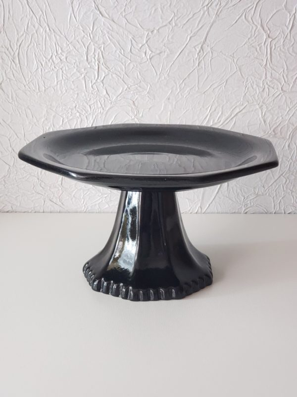 Suporte Doces Cerâmica Preto  Suporte Doces Cerâmica Preto