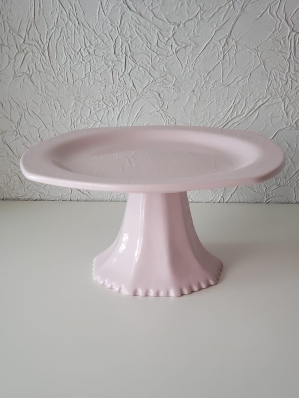 Suporte Doces Cerâmica Rosa Candy Suporte Doces Cerâmica Rosa Candy
