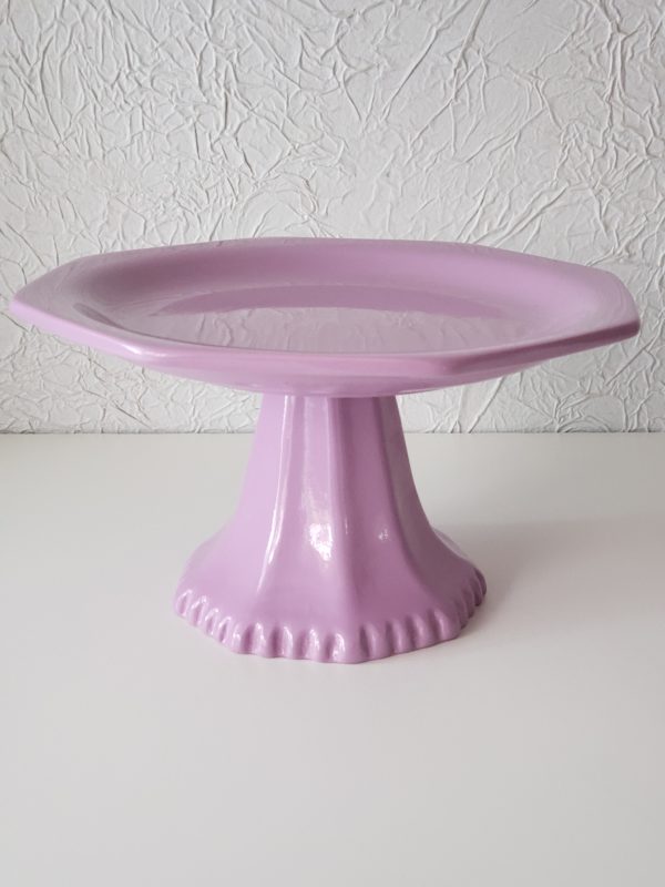 Suporte Doces Cerâmica Lilás Suporte Doces Cerâmica Lilás