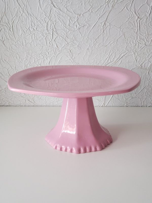 Suporte Doces Cerâmica Rosa Suporte Doces Cerâmica Rosa
