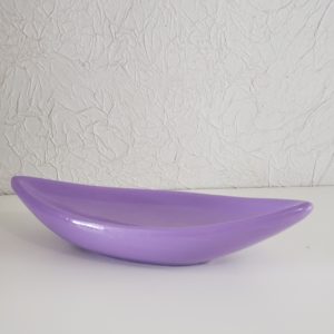 Suporte para doces cerâmica Canoa Lilás