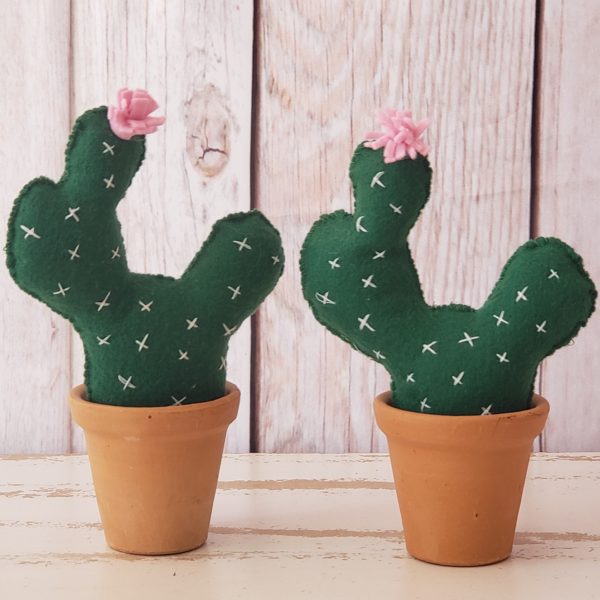 Cacto em Feltro com Vasinho