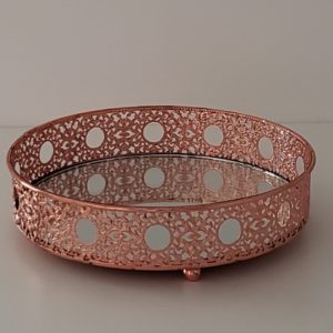 Bandeja de Metal Rose Gold