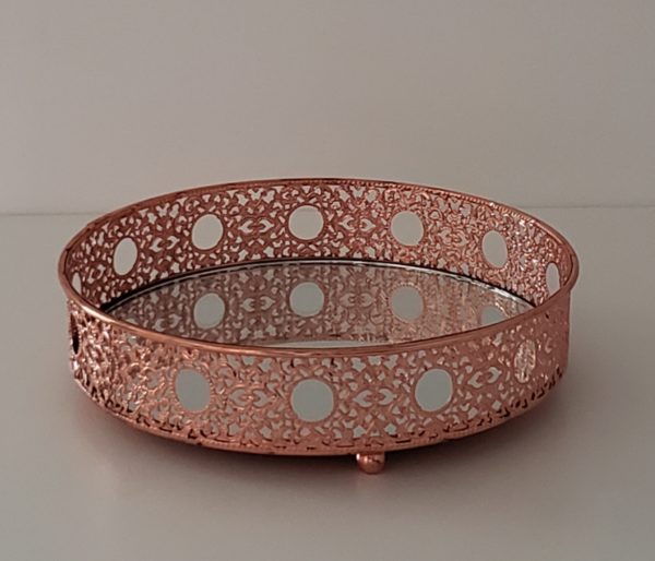Bandeja de Metal Rose Gold