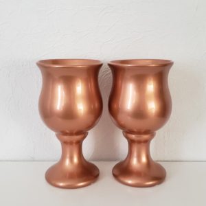Vaso em cerâmica Rose Gold G