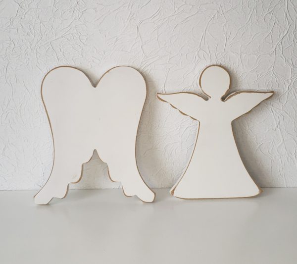 Kit Asa e Anjo Batizado em MDf 