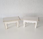 Kit Micro Banquinho MDF Branco