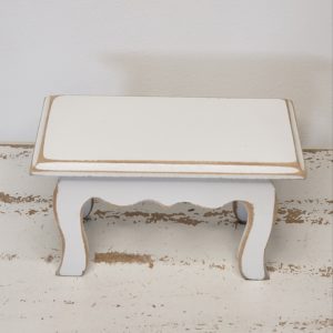 Kit Micro Banquinho MDF Branco