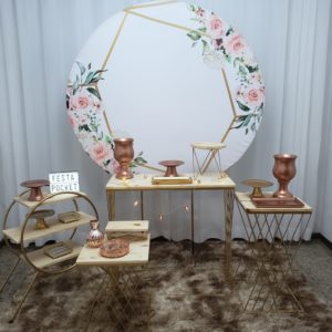 Festa Pocket Dourado e Rose