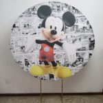 Suporte Redondo com Tecido Sublimado Locação