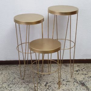 Mesas Redondas de Ferro