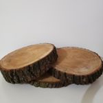 Bolacha de Madeira Grande Rústica