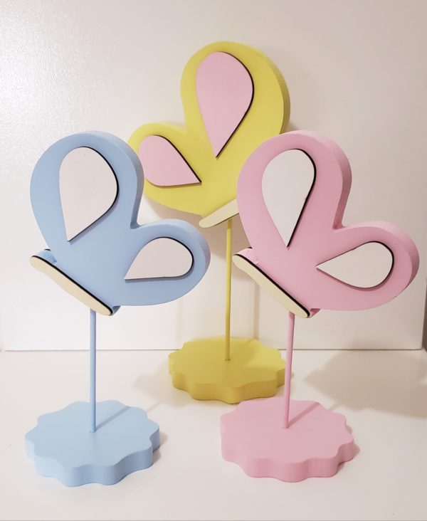 Trio Borboletas Candy Colors Trio Borboletas Candy Colors