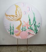 Tecido Redondo Sublimado Sereia