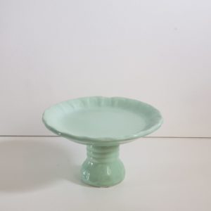 Porta Cupcake Cerâmica Verde Candy