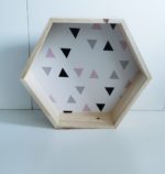 Nicho de Mesa Hexagonal Madeira