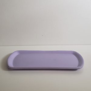 Bandeja cerâmica Oval cor Lilas