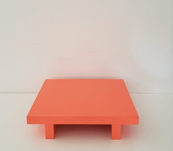 Bandeja Quadrada Laranja Neon Bandeja Quadrada Laranja Neon