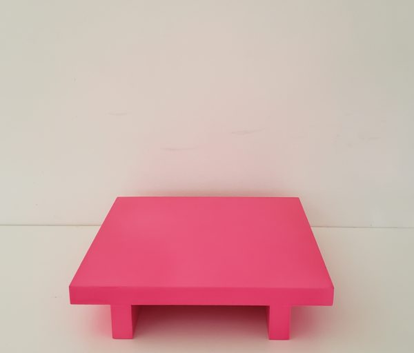 Bandeja Quadrada Rosa Neon Bandeja Quadrada Rosa Neon