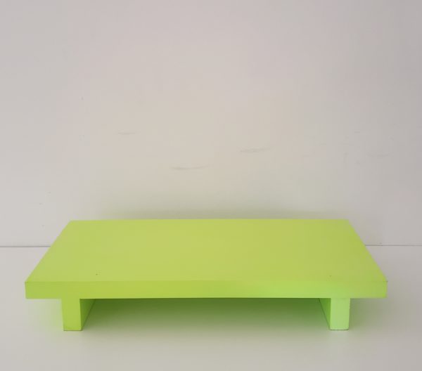 Bandeja Retangular Amarelo Neon