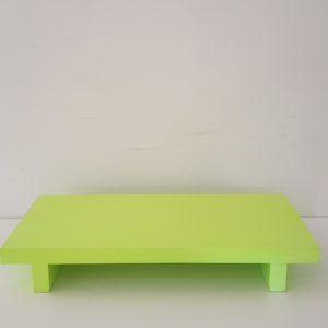 Bandeja Retangular Amarelo Neon