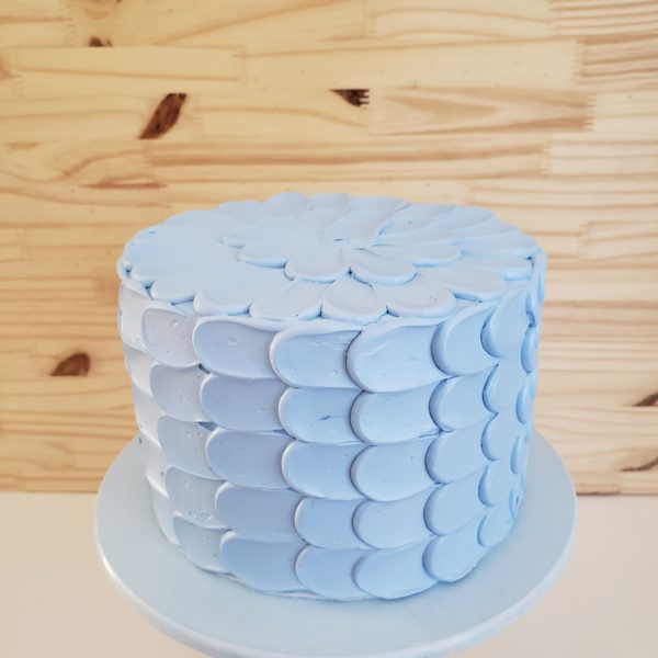 Bolo Fake Texturizado Azul Bolo Fake Texturizado Azul