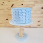 Bolo Fake Texturizado Azul