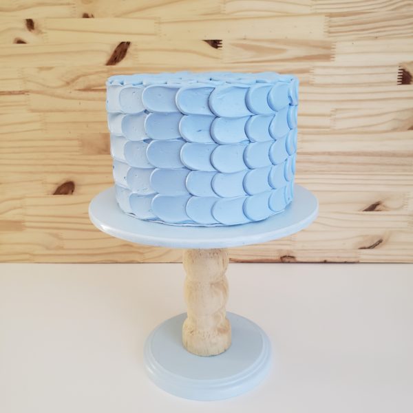 Bolo Fake Texturizado Azul