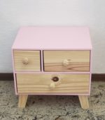 Criado Mudo Pinus Rosa