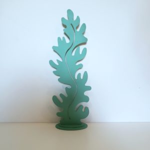 Alga Decorativa de mesa cor verde G 35 cm