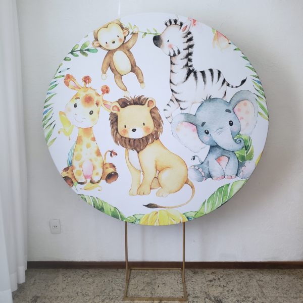 Tecido Sublimado Aquarelado Safari