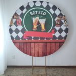 Tecido Redondo Sublimado Boteco