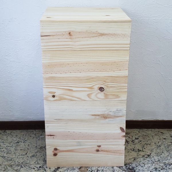 Mesa Cubo Fechada Madeira G