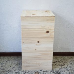 Mesa Cubo Fechada Madeira M