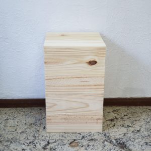 Mesa Cubo Fechada Madeira P