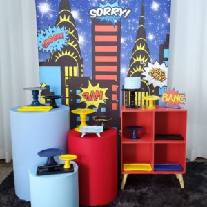 Festa Pocket Prédios Super Heróis