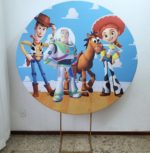 Suporte Redondo com Tecido Sublimado Toy Story