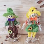 Casal de Espantalhos de Mesa