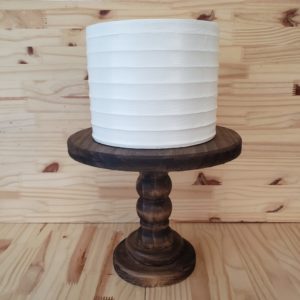 Bolo Fake Texturizado Branco