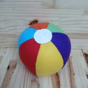 Bola Brinquedo Colorida Feltro
