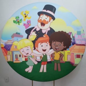 Tecido Sublimado Mundo Bita