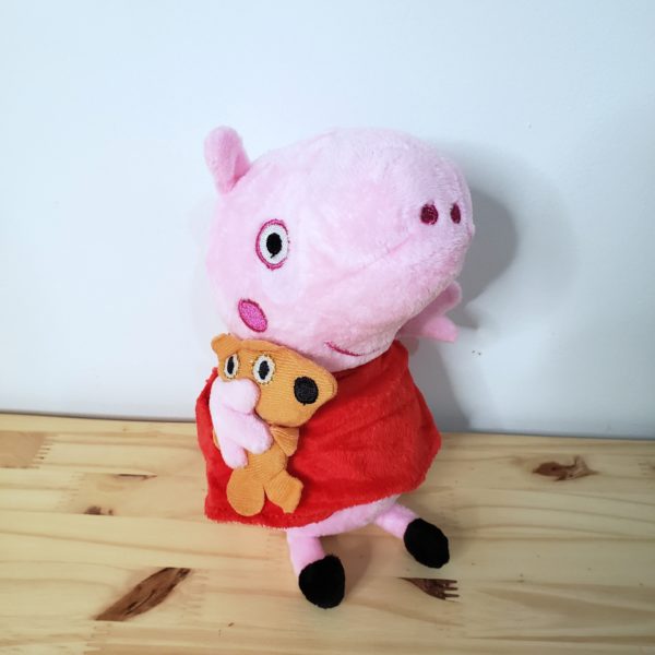 Pelúcia Peppa Pig com Ursinho