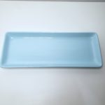 Bandeja cerâmica retangular cor Azul Candy