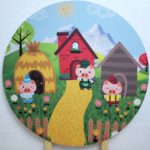 Tecido Sublimado Os três porquinhos para Pocket Car