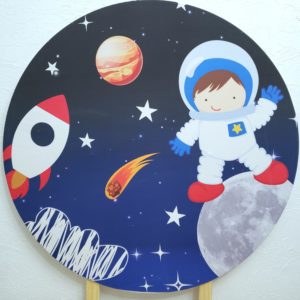 Pocket Car com Tecido Sublimado Astronauta
