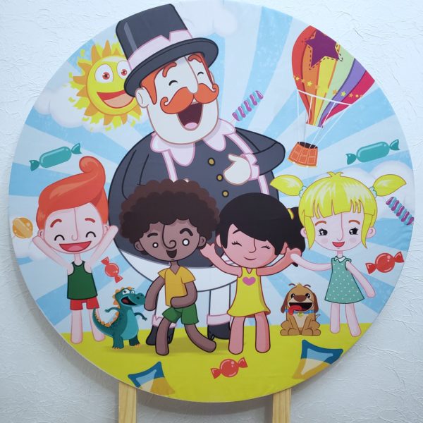 Pocket Car com Tecido Sublimado Mundo Bita Pocket Car com Tecido Sublimado Mundo Bita