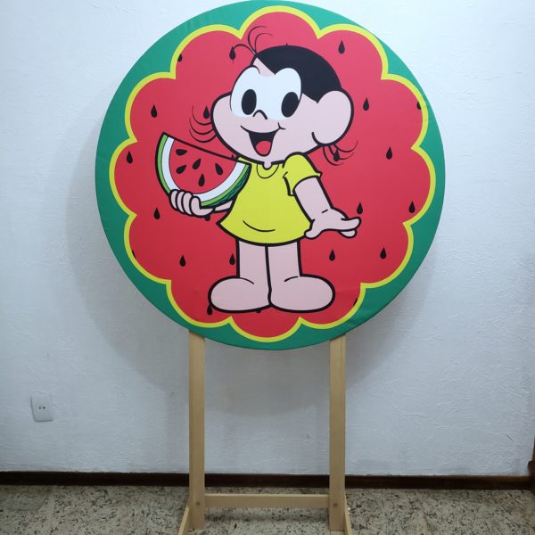 Painel Redondo com Tecido Sublimado Magali Painel Redondo com Tecido Sublimado Magali